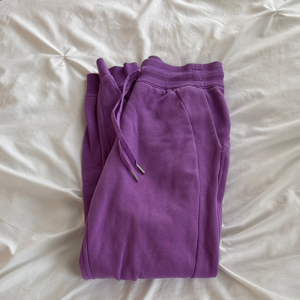 Purple Lululemon Scuba Joggers